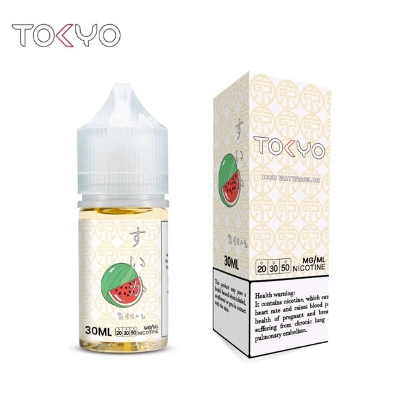 Tinh Dầu Pod ICED WATERMELON (Dưa hấu lạnh) Tokyo Saltnic