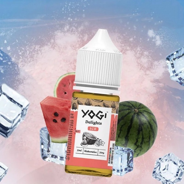 Tinh Dầu Pod Watermelon ice ( Dưa hấu lạnh) Yogi Delights Saltnic 30ml
