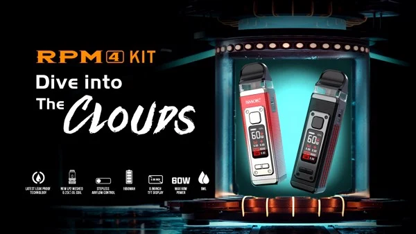 POD SYSTEM RPM 4 60W 1650mAh By Smok