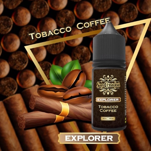Tinh Dầu Pod TOBACCO COFFEE (Thuốc lá cafe ) Sweet 21 Saltnic