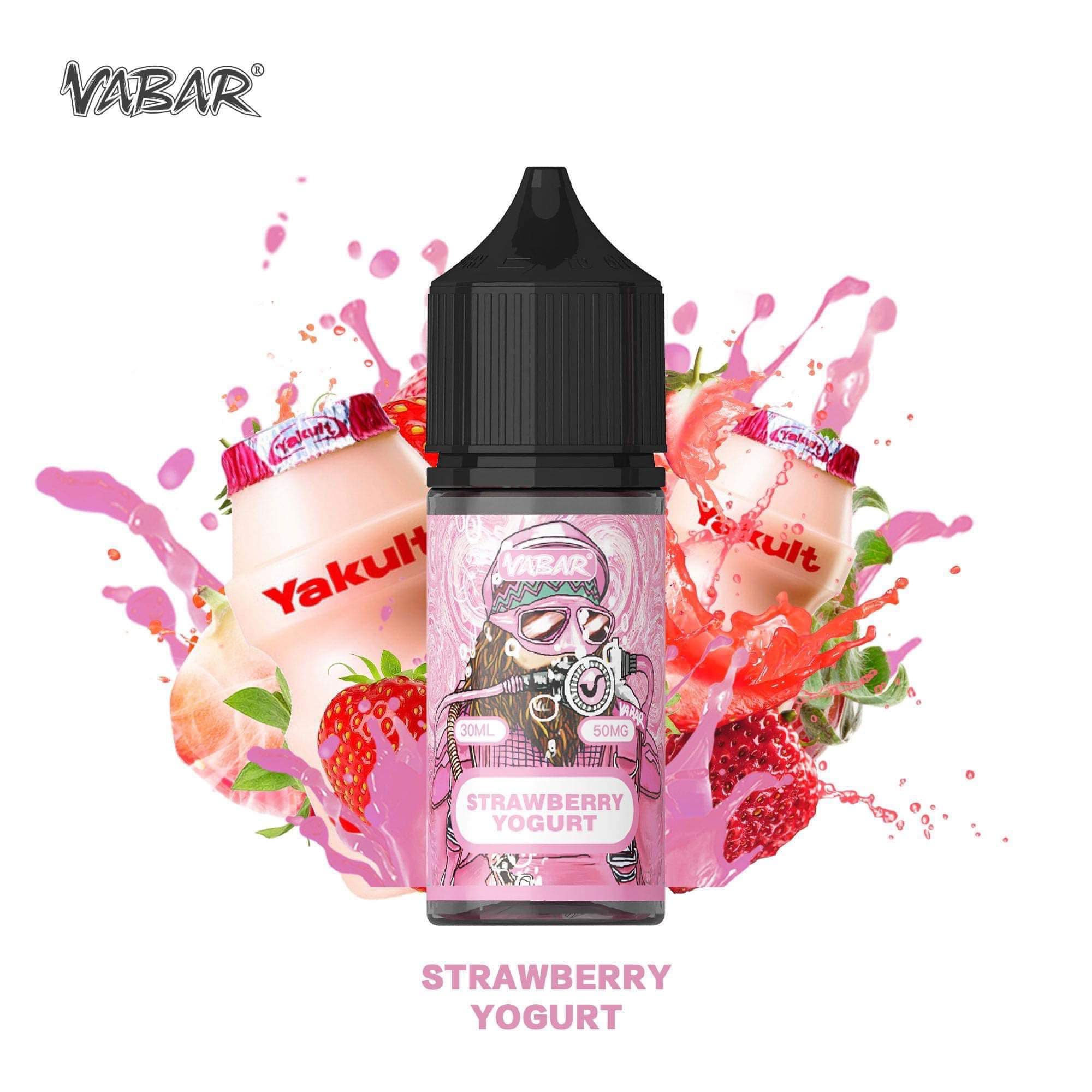 Tinh Dầu Saltnic VaBar Strawberry Yogurt