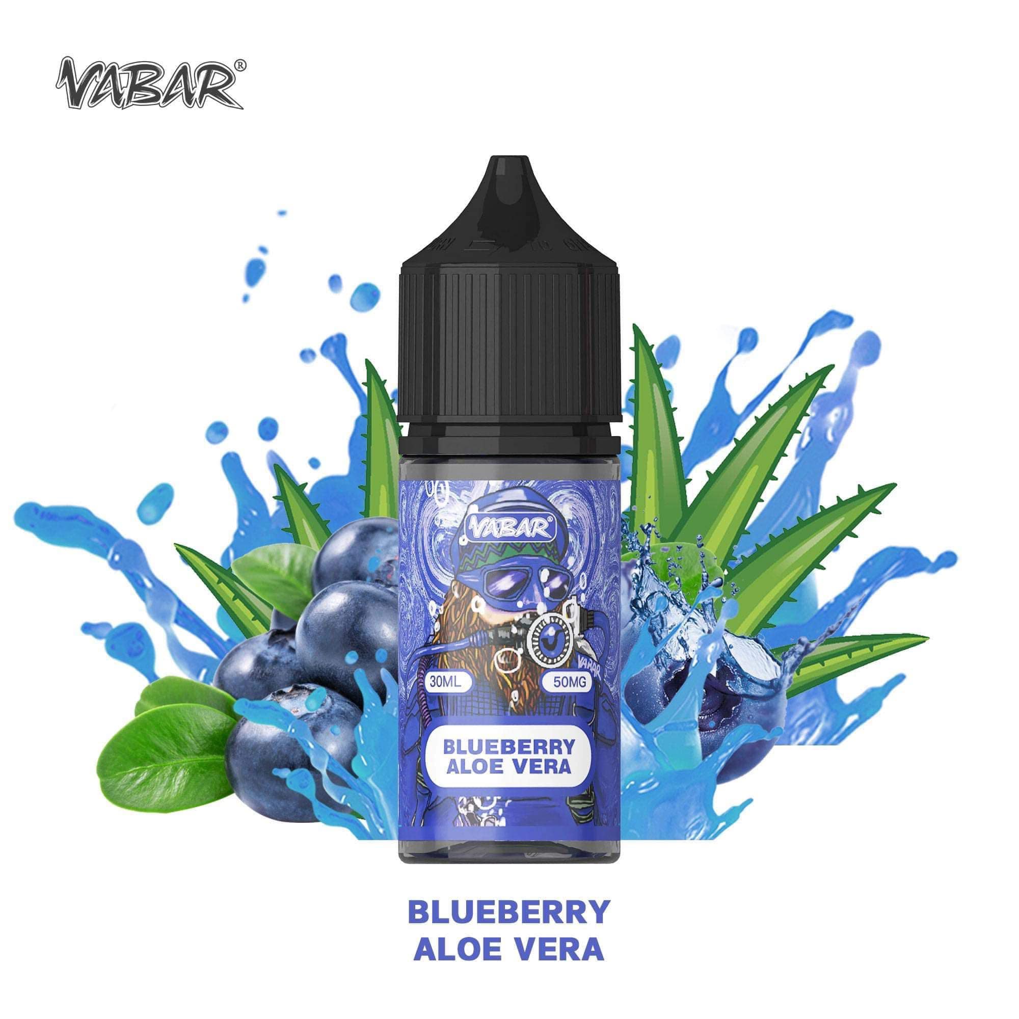 Tinh Dầu Saltnic VaBar Blueberry Aloe Vera ( Việt quất nha đam) 50MG