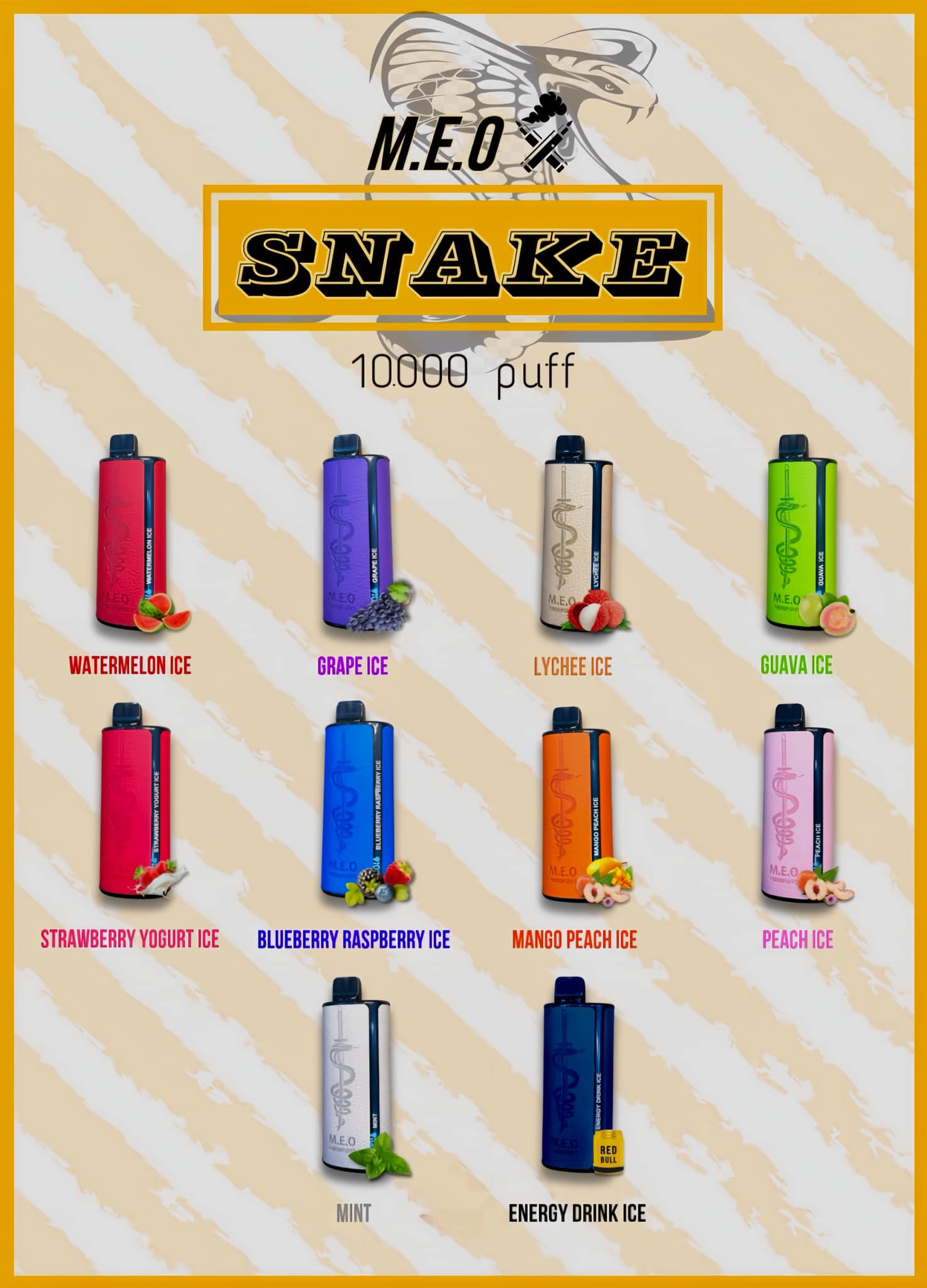 Các Vị Meo Snake 10000 Hơi