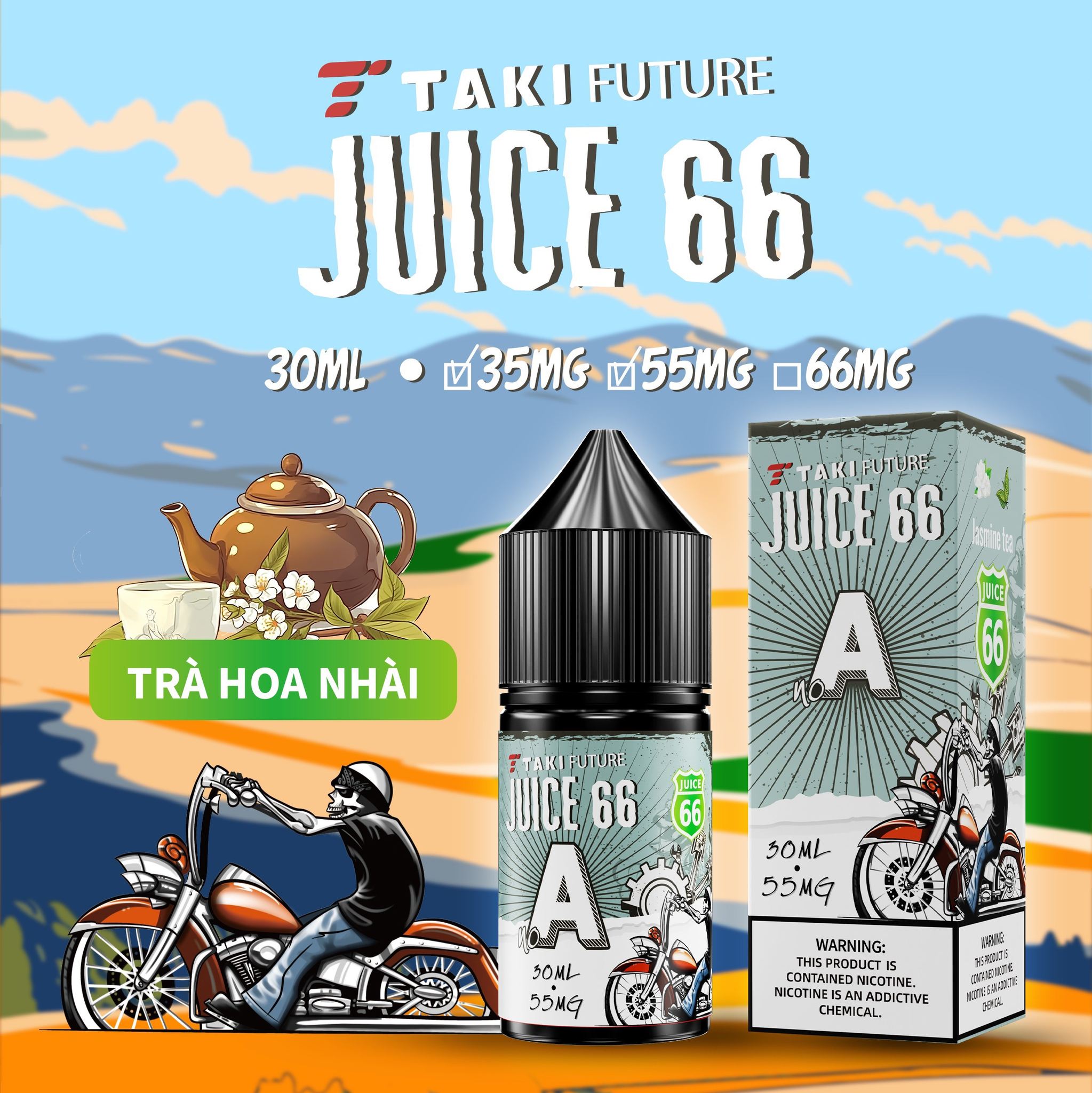 Taki Juice 66 Trà Hoa Nhài