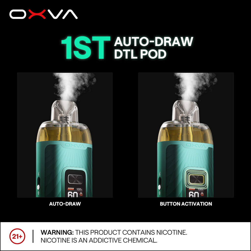 Trải Nghiệm Đa Chiều Oxva Vprime 60 W Pod Kit