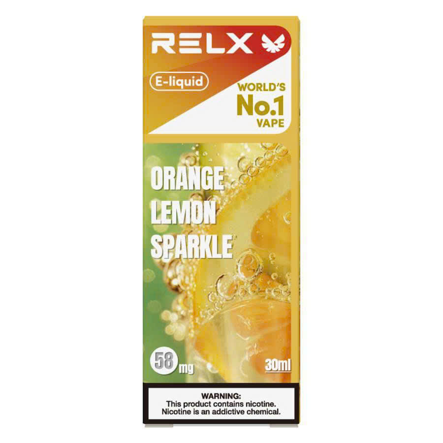 RELX Juice Orange Lemon Sparkle (Soda cam chanh) 58MG 30ml - Podngon.vn
